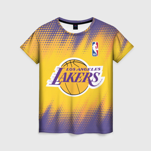 Женская футболка 3D Los Angeles Lakers, цвет 3D печать