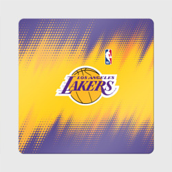 Магнит виниловый Квадрат Los Angeles Lakers