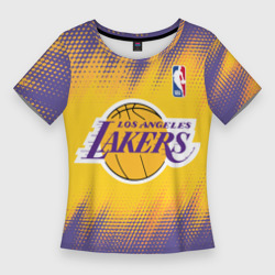 Женская футболка 3D Slim Los Angeles Lakers