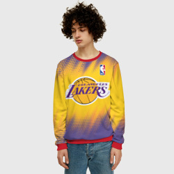 Мужской свитшот 3D Los Angeles Lakers - фото 2