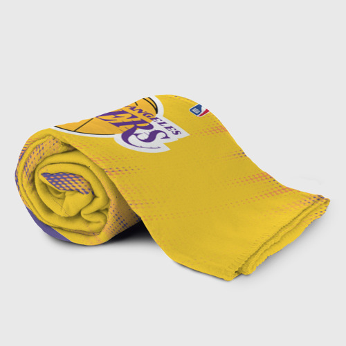 Плед 3D Los Angeles Lakers, цвет 3D (велсофт) - фото 2