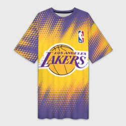 Платье-футболка 3D Los Angeles Lakers