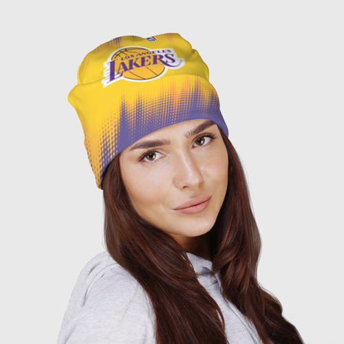 Шапка 3D Los Angeles Lakers - фото 3