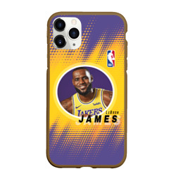 Чехол для iPhone 11 Pro Max матовый LeBron James