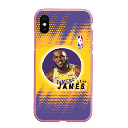 Чехол для iPhone XS Max матовый LeBron James