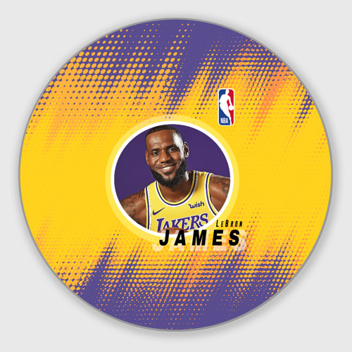 Круглый коврик для мышки LeBron James