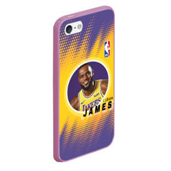 Чехол для iPhone 5/5S матовый LeBron James - фото 2