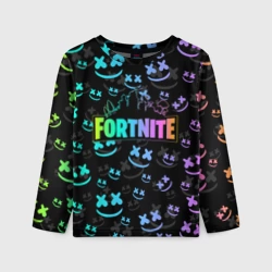 Детский лонгслив 3D Fortnite Marshmello