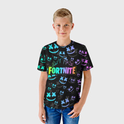 Детская футболка 3D Fortnite Marshmello - фото 2