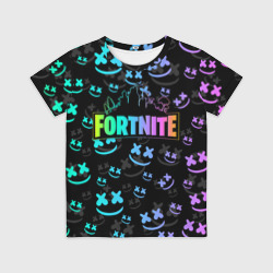 Детская футболка 3D Fortnite Marshmello