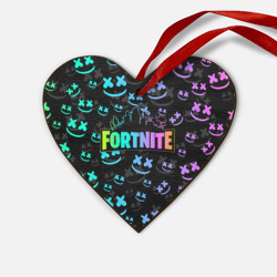 Деревянная игрушка Сердце Fortnite Marshmello