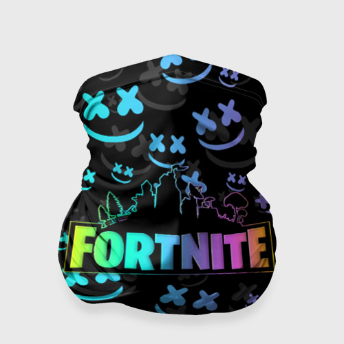 Бандана-труба 3D Fortnite Marshmello, цвет 3D печать