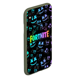 Чехол для iPhone XS Max матовый Fortnite Marshmello - фото 2