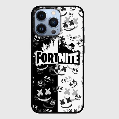 Чехол для iPhone 13 Pro Fortnite Marshmello, цвет черный