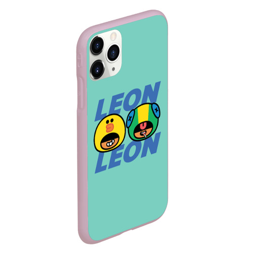 Чехол для iPhone 11 Pro матовый Leon and Sally, цвет розовый - фото 3