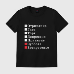 Мужская футболка хлопок Коротко о моей жизни