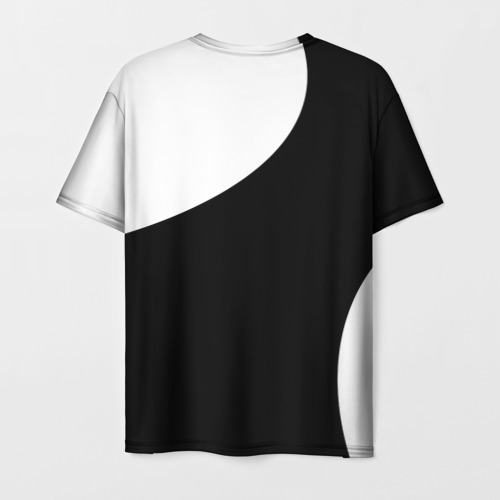 Мужская футболка 3D СССР emblem on black-white, цвет 3D печать - фото 2