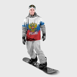 Накидка на куртку 3D Россия триколор - фото 2