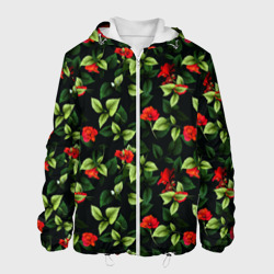 Мужская куртка 3D Цветочный сад