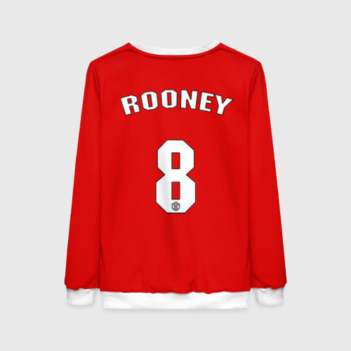 Женский свитшот 3D Манчестер Юнайтед Rooney, цвет 3D печать - фото 2