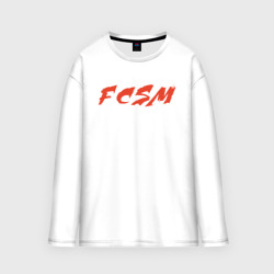 Мужской лонгслив oversize хлопок FCSM