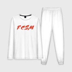 Мужская пижама с лонгсливом хлопок FCSM