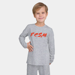 Детская пижама с лонгсливом хлопок FCSM - фото 2