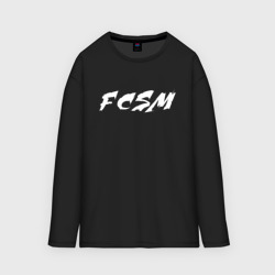 Мужской лонгслив oversize хлопок FCSM