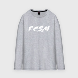 Мужской лонгслив oversize хлопок FCSM