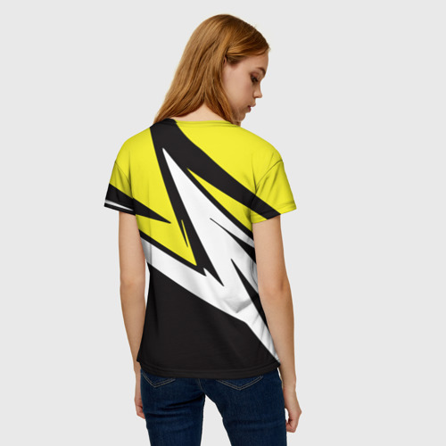 Женская футболка 3D Borussia Dortmund, цвет 3D печать - фото 4