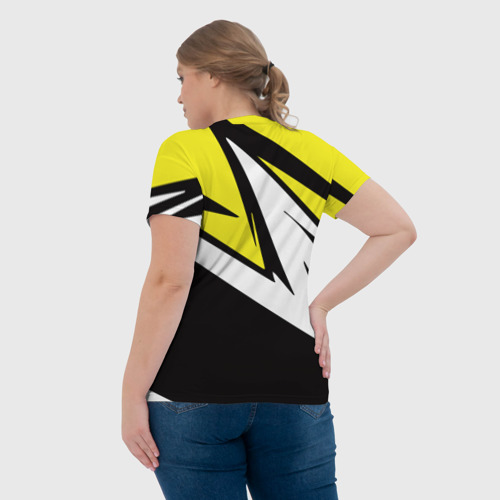 Женская футболка 3D Borussia Dortmund, цвет 3D печать - фото 7
