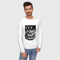 Мужской лонгслив хлопок Какодемон Дум Doom eternal - фото 2