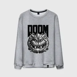 Мужской свитшот хлопок Какодемон Дум Doom eternal