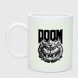Кружка керамическая Какодемон Дум Doom eternal