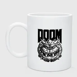 Кружка керамическая Какодемон Дум Doom eternal