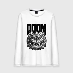 Мужской лонгслив хлопок Какодемон Дум Doom eternal