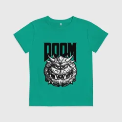 Детская футболка хлопок Какодемон Дум Doom eternal