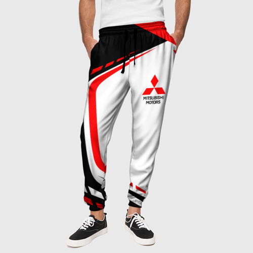 Мужские брюки 3D Mitsubishi EVO Uniform, цвет 3D печать - фото 4