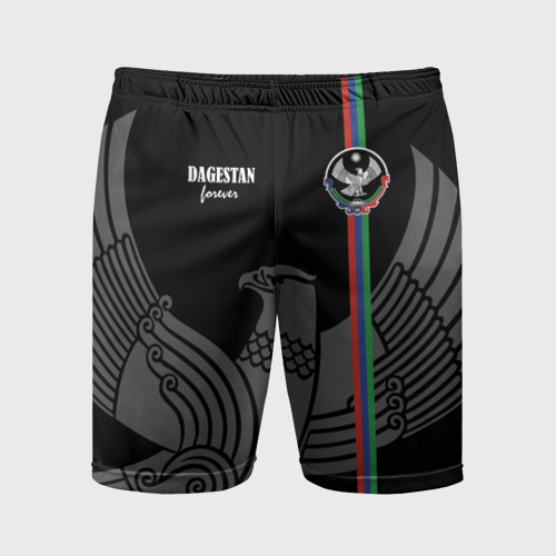 Мужские шорты спортивные Dagestan forever, цвет 3D печать