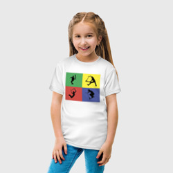 Детская футболка хлопок Трюковый самокат фристайл - фото 2