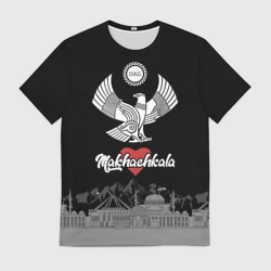 Мужская футболка 3D Дагестан - Махачкала