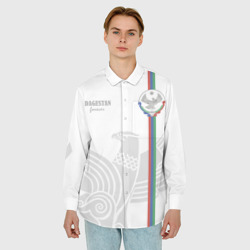 Мужская рубашка oversize 3D Дагестан - фото 2