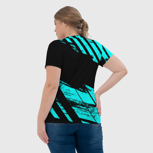 Женская футболка 3D Форма для мотокросса FOX, цвет 3D печать - фото 7