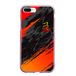 Чехол для iPhone 7Plus/8 Plus матовый Форма для мотокросса FOX