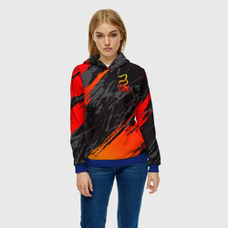 Женская толстовка 3D Форма для мотокросса FOX - фото 2