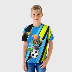 Детская футболка 3D Brawl Stars футбол - фото 2
