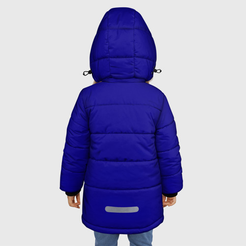 Зимняя куртка для девочек 3D Форма сборной Франции, цвет светло-серый - фото 4