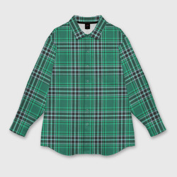 Мужская рубашка oversize 3D The Gentlemen Green