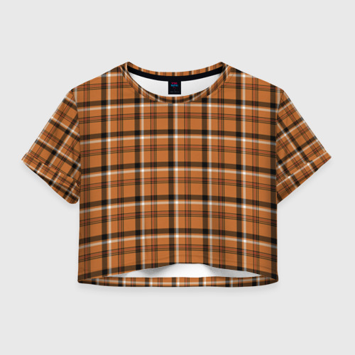 Женская футболка Crop-top 3D The Gentlemen Brown Фото 01 Женская футболка Crop-top 3D The Gentlemen Brown Фото 01