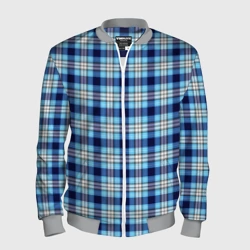 Мужской бомбер 3D The Gentlemen Blue